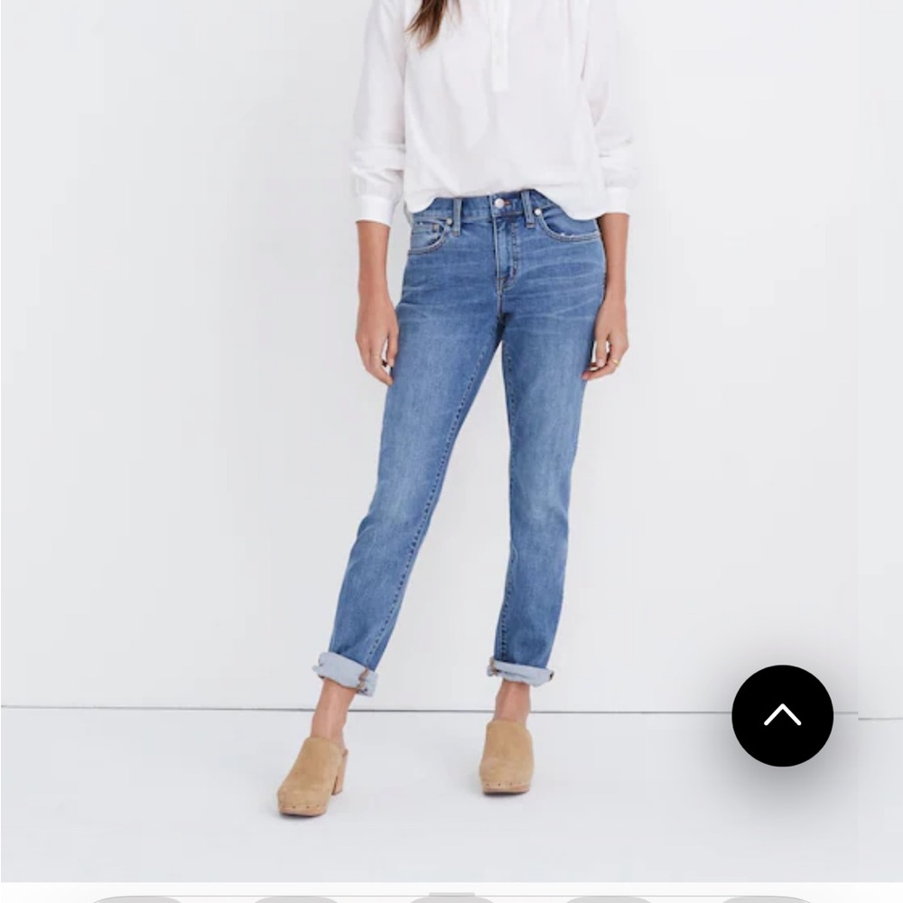Madewell High Rise Slim Boyfriend Jeans